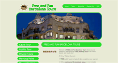 Desktop Screenshot of freeandfunbarcelonatours.com